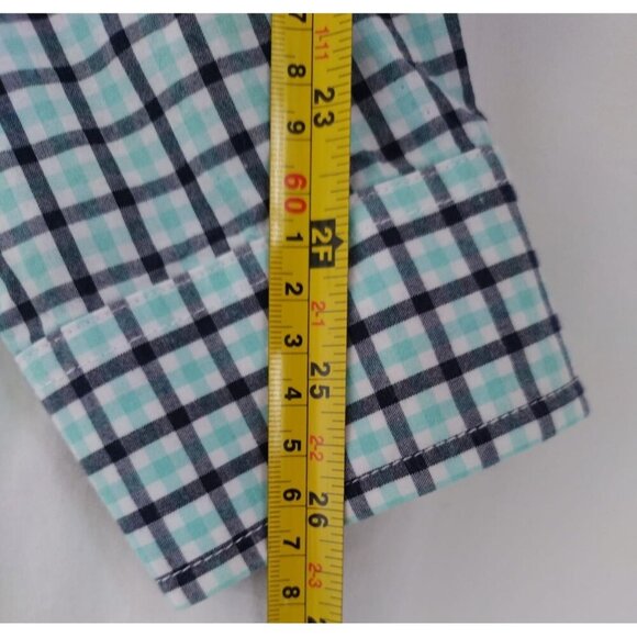 Merona Men's Long Sleeve Checked Cotton Button Down Shirt, Size L. - Picture 8 of 8